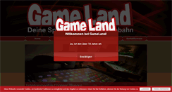 Desktop Screenshot of gameland.eu