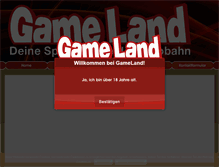 Tablet Screenshot of gameland.eu